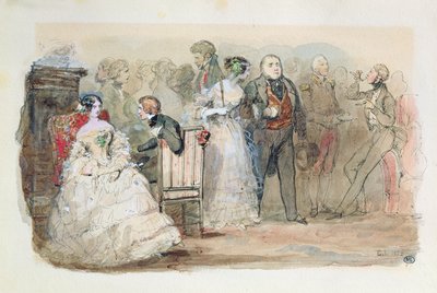 A Reception during the Reign of Louis-Philippe (1830-48) by Eugene Louis Lami